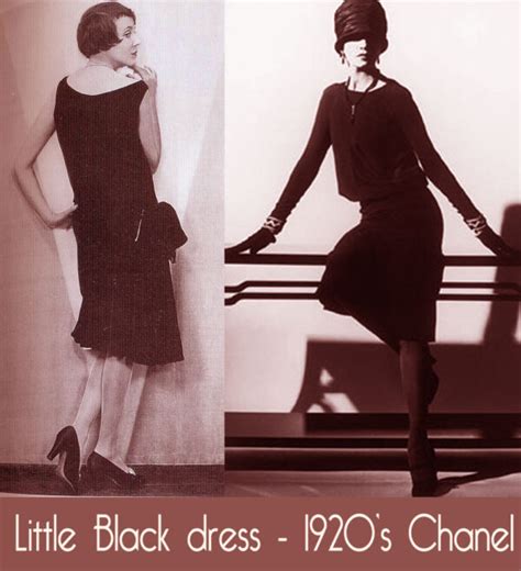 chanel dress 1920s|chanel little black dress images.